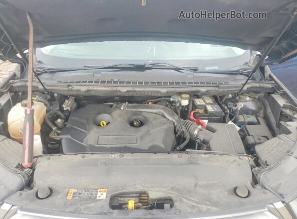 2FMPK4J94HBC42292 2017 FORD EDGE Blue ძრავის განყოფილების ხედი