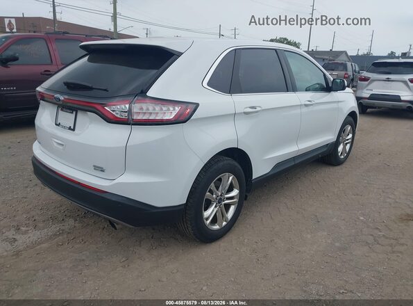 2FMPK4J94JBB30520 2018 FORD EDGE Белый Задняя правая четверть