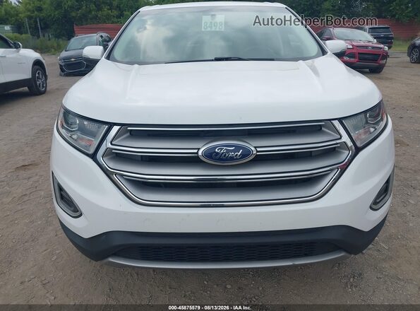 2FMPK4J94JBB30520 2018 FORD EDGE Белый Вид спереди