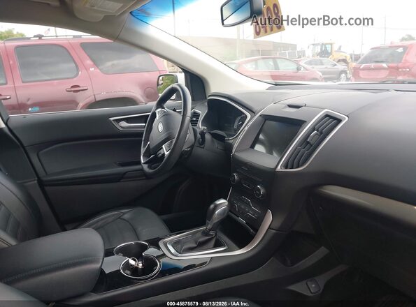 2FMPK4J94JBB30520 2018 FORD EDGE Белый Вид салона спереди