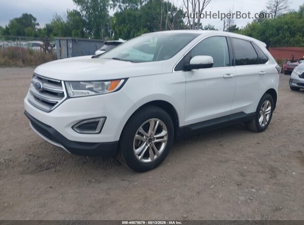 2FMPK4J94JBB30520 2018 FORD EDGE Белый Передняя левая четверть