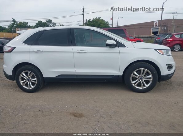 2FMPK4J94JBB30520 2018 FORD EDGE Белый Вид задней части салона