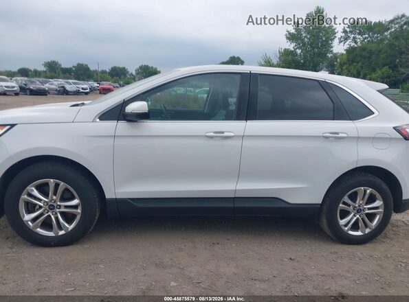 2FMPK4J94JBB30520 2018 FORD EDGE Белый Панорамный вид салона 360°