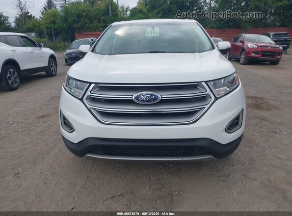 2FMPK4J94JBB30520 2018 FORD EDGE Белый Вид щитка приборов