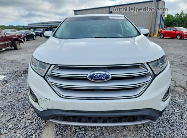 2FMPK4J94JBB64201 2018 FORD EDGE White Widok z przodu