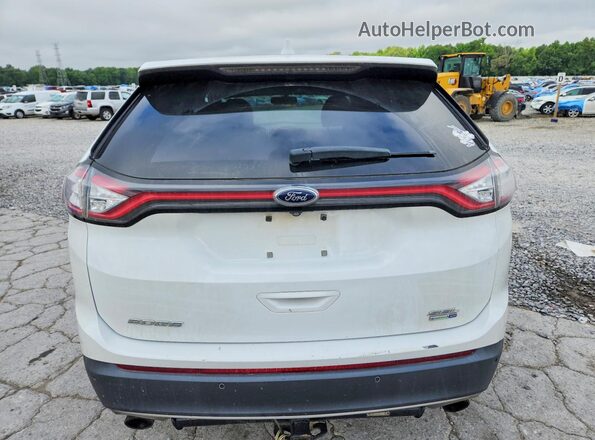2FMPK4J94JBB64201 2018 FORD EDGE White Widok z tyłu