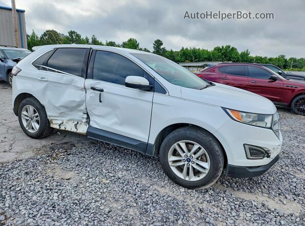 2FMPK4J94JBB64201 2018 FORD EDGE White Przód prawy