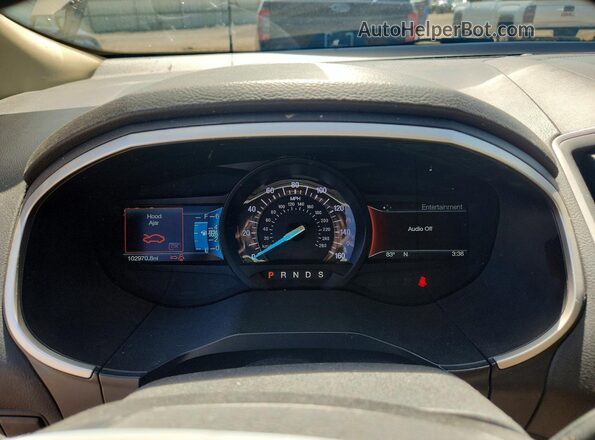 2FMPK4J94JBC43657 2018 FORD EDGE Tan ხელსაწყოთა პანელის ხედი