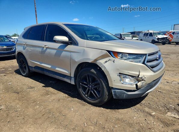 2FMPK4J94JBC43657 2018 FORD EDGE Tan წინა მარჯვენა