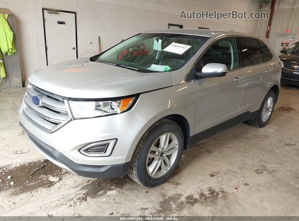 2FMPK4J94JBC59163 2018 FORD EDGE Silver Przód lewy