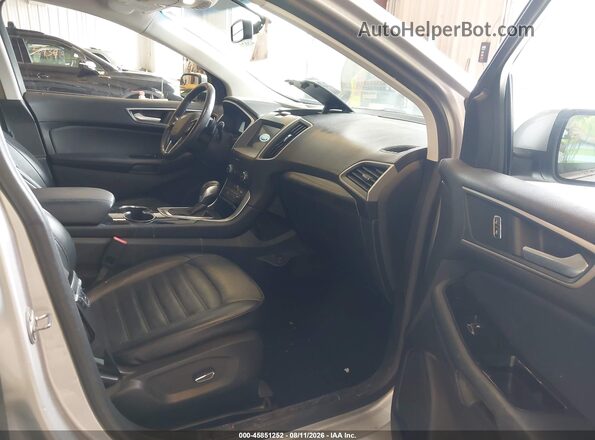 2FMPK4J94JBC59163 2018 FORD EDGE Silver Widok wnętrza z przodu