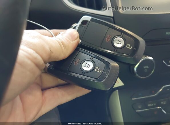 2FMPK4J94JBC59163 2018 FORD EDGE Silver Widok deski rozdzielczej