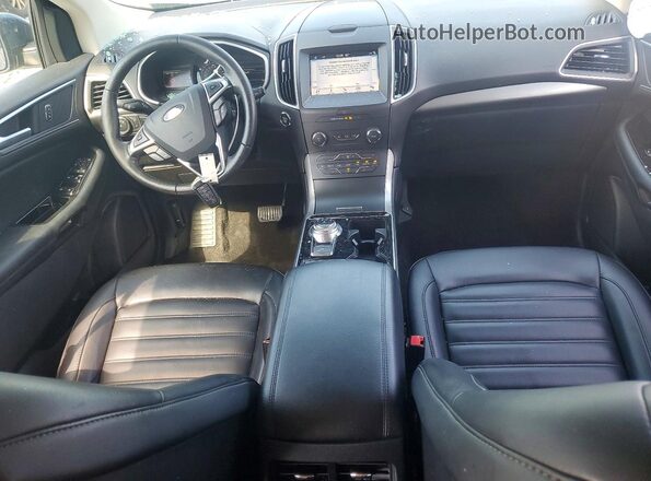 2FMPK4J94KBB60702 2019 FORD EDGE Gray წინა პანელის ხედი