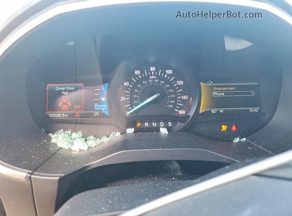 2FMPK4J94KBB60702 2019 FORD EDGE Gray ხელსაწყოთა პანელის ხედი