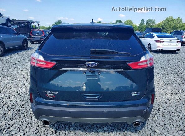 2FMPK4J94KBB60702 2019 FORD EDGE Gray უკანა ხედი
