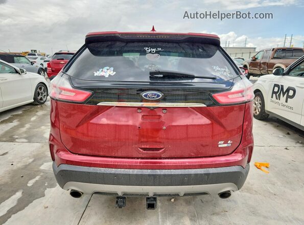 2FMPK4J94KBC71590 2019 FORD EDGE Red Հետևի տեսք