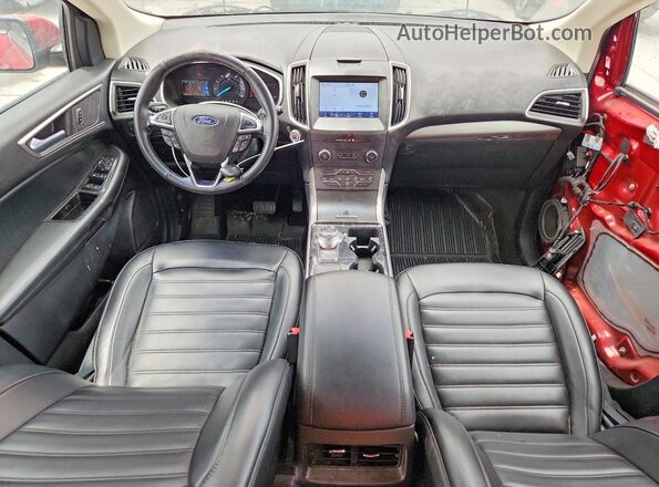 2FMPK4J94KBC71590 2019 FORD EDGE Red Առջևի վահանակի տեսք