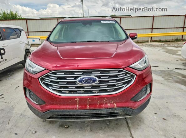 2FMPK4J94KBC71590 2019 FORD EDGE Red Դիմացի տեսք
