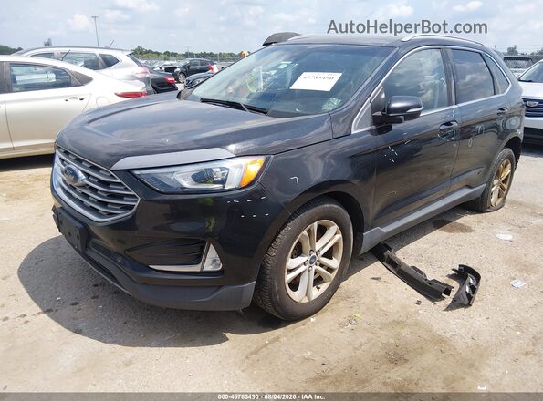 2FMPK4J94LBA44580 2020 FORD EDGE Black Przód lewy