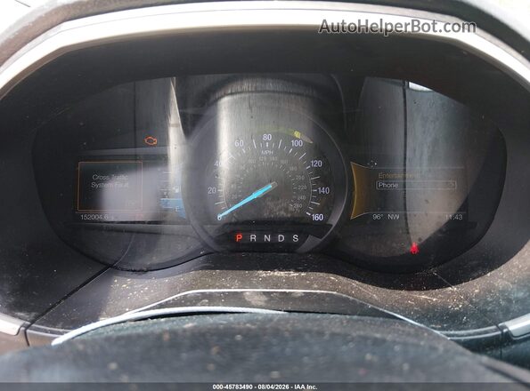 2FMPK4J94LBA44580 2020 FORD EDGE Black Widok tylnych siedzeń