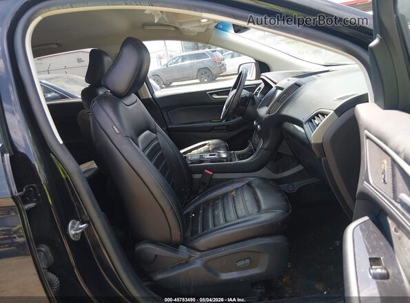 2FMPK4J94LBA44580 2020 FORD EDGE Black Widok wnętrza z przodu