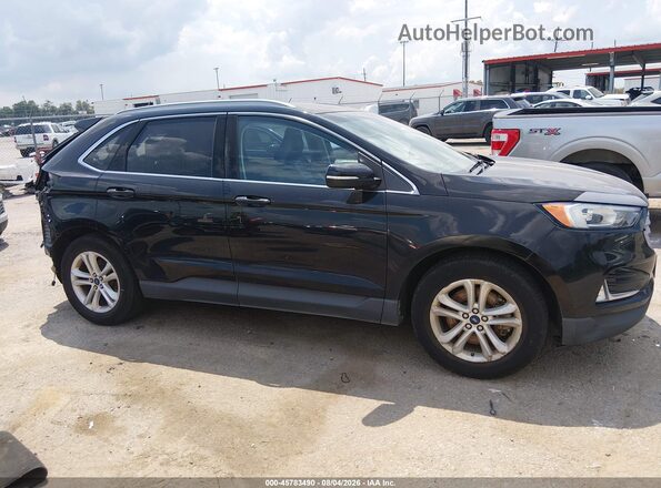 2FMPK4J94LBA44580 2020 FORD EDGE Black Widok wnętrza 360 stopni