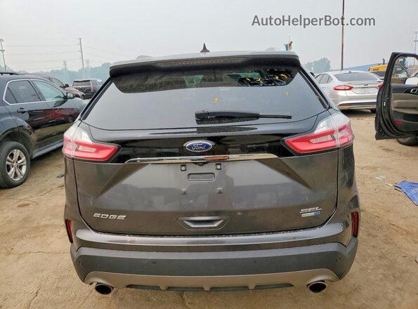 2FMPK4J94LBB25580 2020 FORD EDGE Gray უკანა ხედი