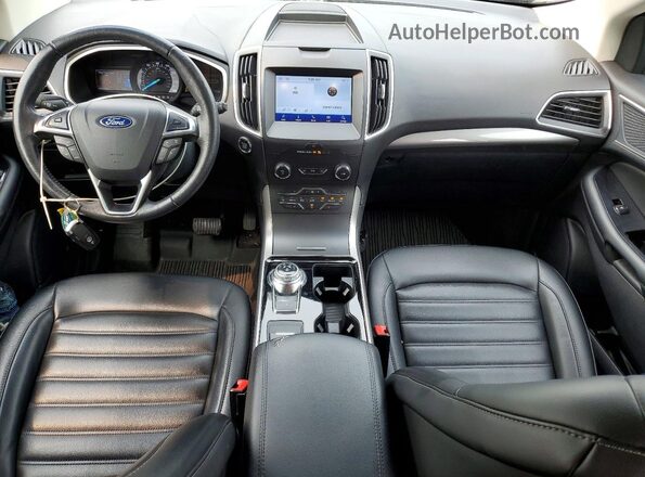 2FMPK4J94LBB25580 2020 FORD EDGE Gray წინა პანელის ხედი