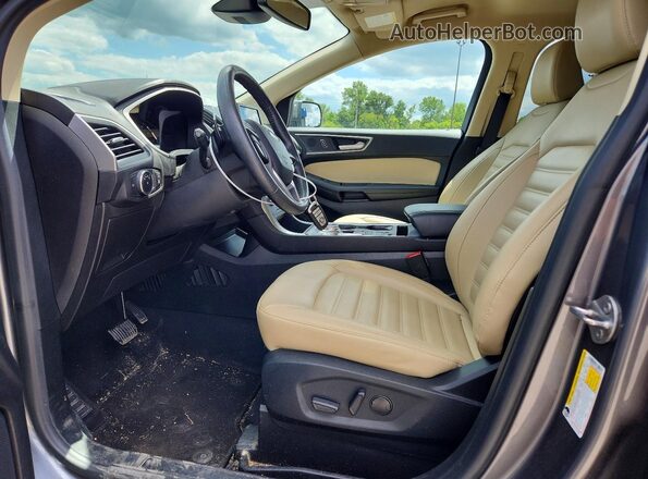 2FMPK4J94MBA05294 2021 FORD EDGE Gray წინა სალონის ხედი