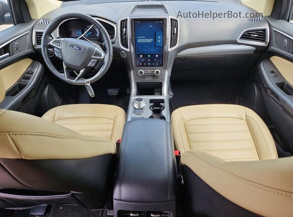 2FMPK4J94MBA05294 2021 FORD EDGE Gray წინა პანელის ხედი