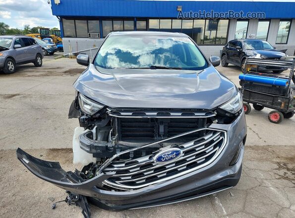 2FMPK4J94MBA05294 2021 FORD EDGE Gray წინა ხედი