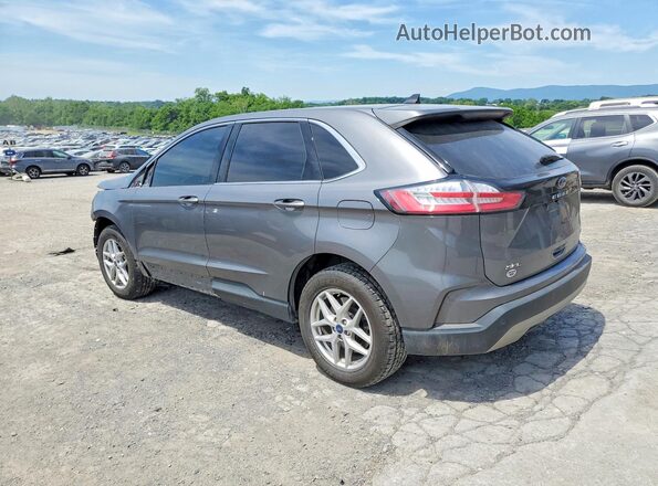 2FMPK4J94MBA22712 2021 FORD EDGE Silver Задня ліва чверть