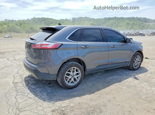 2FMPK4J94MBA22712 2021 FORD EDGE Silver Задня права чверть