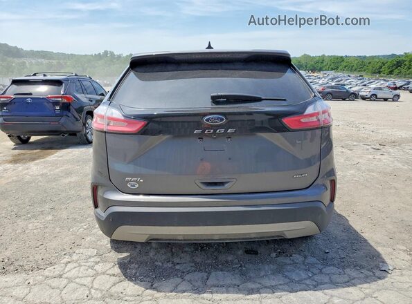2FMPK4J94MBA22712 2021 FORD EDGE Silver Вид ззаду