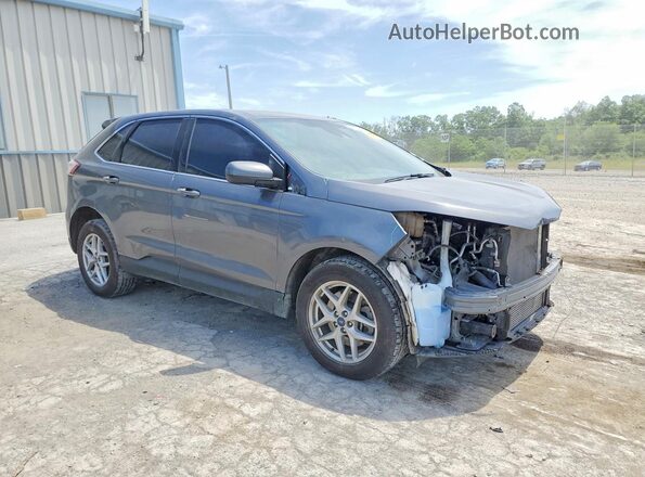 2FMPK4J94MBA22712 2021 FORD EDGE Silver Передня права чверть