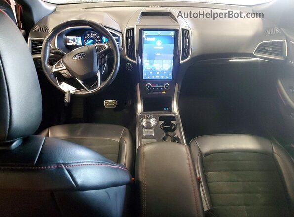 2FMPK4J94MBA30969 2021 FORD EDGE Burgundy წინა პანელის ხედი
