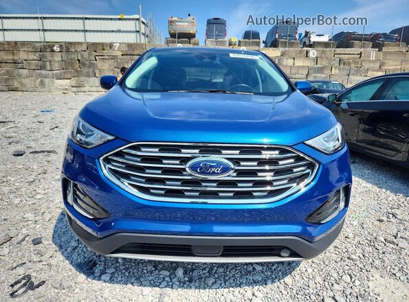 2FMPK4J94MBA55600 2021 FORD EDGE Blue Դիմացի տեսք