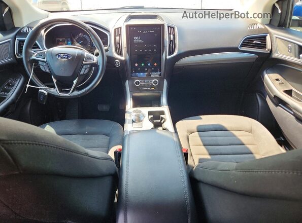 2FMPK4J94MBA55600 2021 FORD EDGE Blue Առջևի վահանակի տեսք
