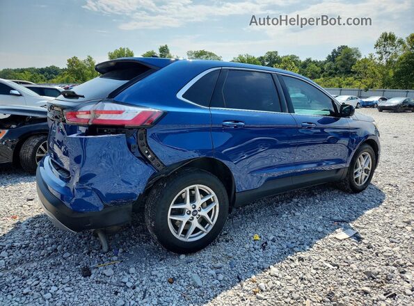 2FMPK4J94MBA55600 2021 FORD EDGE Blue Հետևի աջ
