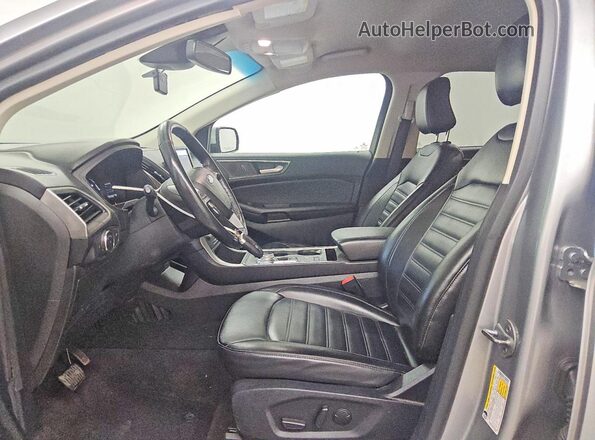 2FMPK4J94NBA53489 2022 FORD EDGE Silver Vista interior delantera