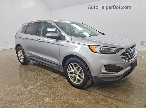 2FMPK4J94NBA53489 2022 FORD EDGE Silver Delantero derecho