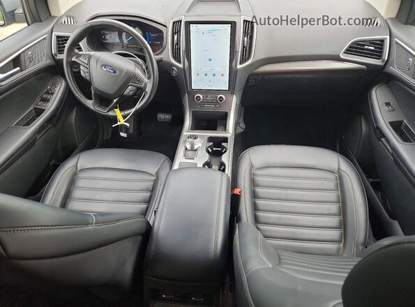 2FMPK4J94NBA53797 2022 FORD EDGE Silver Dashboard view