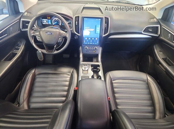 2FMPK4J94NBA60393 2022 FORD EDGE Silver Առջևի վահանակի տեսք