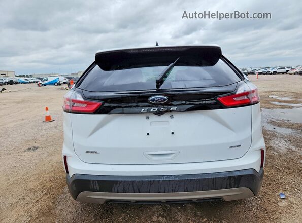 2FMPK4J94PBA31477 2023 FORD EDGE White Widok z tyłu