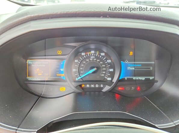 2FMPK4J94PBA31477 2023 FORD EDGE White Widok zestawu wskaźników