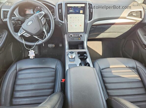 2FMPK4J94PBA49803 2023 FORD EDGE White Dashboard view