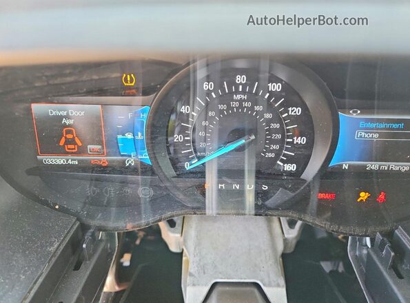 2FMPK4J94RBA62263 2024 FORD EDGE Silver Սարքավորումների վահանակի տեսք