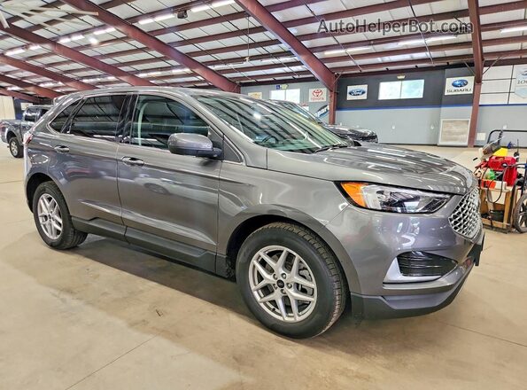 2FMPK4J94RBA81668 2024 FORD EDGE Gray წინა პანელის ხედი