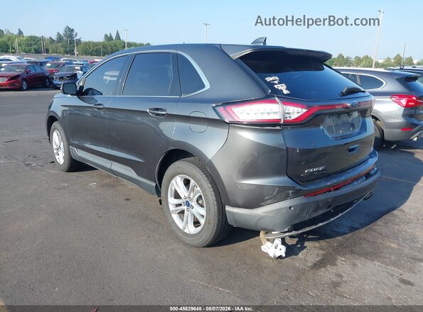 2FMPK4J95GBB30762 2016 FORD EDGE Gray Задня ліва чверть