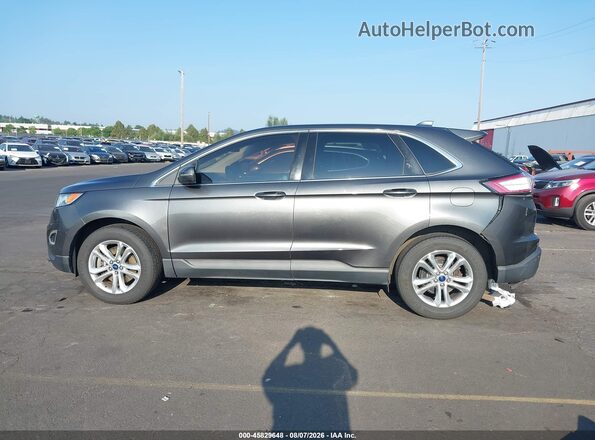 2FMPK4J95GBB30762 2016 FORD EDGE Gray Панорамний вид салону 360°